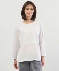 J.PRESS / ジェイプレス カットソー | ベーシックジャージー レイヤードフレア カットソー