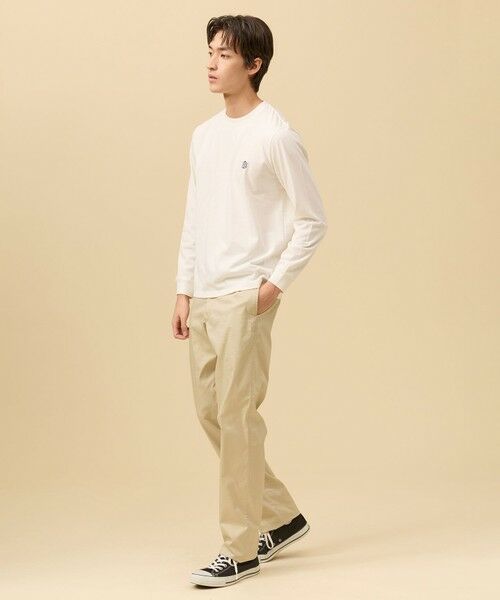 J.PRESS / ジェイプレス カットソー | オーバルワンポイント　ロングスリーブ Ｔシャツ | 詳細3