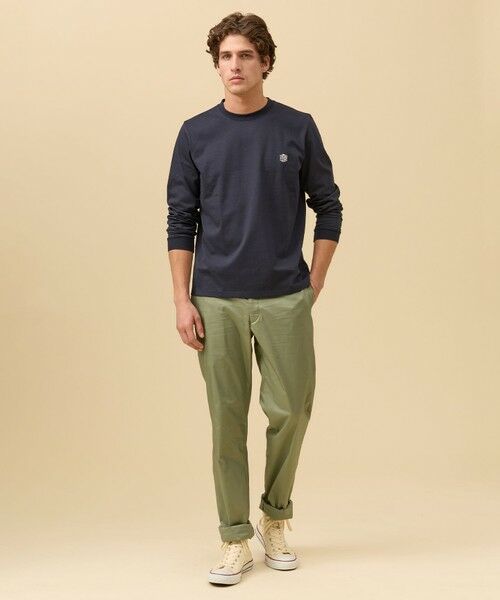 J.PRESS / ジェイプレス カットソー | オーバルワンポイント　ロングスリーブ Ｔシャツ | 詳細5