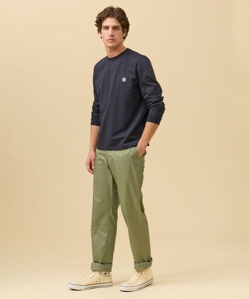 J.PRESS / ジェイプレス カットソー | オーバルワンポイント　ロングスリーブ Ｔシャツ | 詳細6