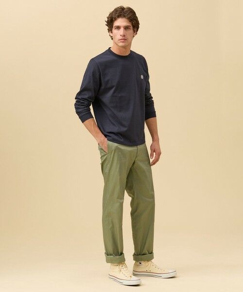 J.PRESS / ジェイプレス カットソー | オーバルワンポイント　ロングスリーブ Ｔシャツ | 詳細7