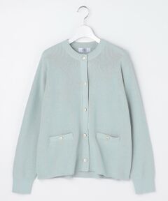 J.PRESS / ジェイプレス その他アウター | ORGANIC GASS COTTON クルーネック カーディガン