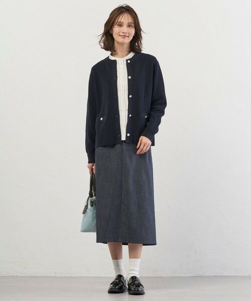 J.PRESS / ジェイプレス その他アウター | ORGANIC GASS COTTON クルーネック カーディガン | 詳細16