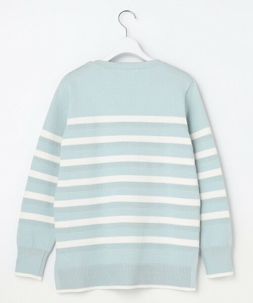 J.PRESS / ジェイプレス ニット・セーター | Cotton Polyester カラーボーダー ニット | 詳細8