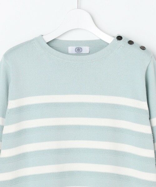 J.PRESS / ジェイプレス ニット・セーター | Cotton Polyester カラーボーダー ニット | 詳細4