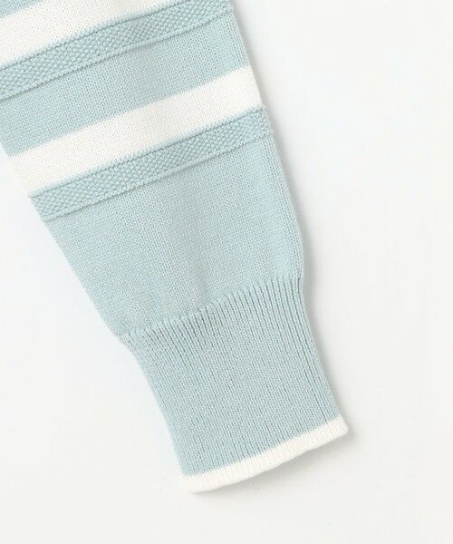 J.PRESS / ジェイプレス ニット・セーター | Cotton Polyester カラーボーダー ニット | 詳細6