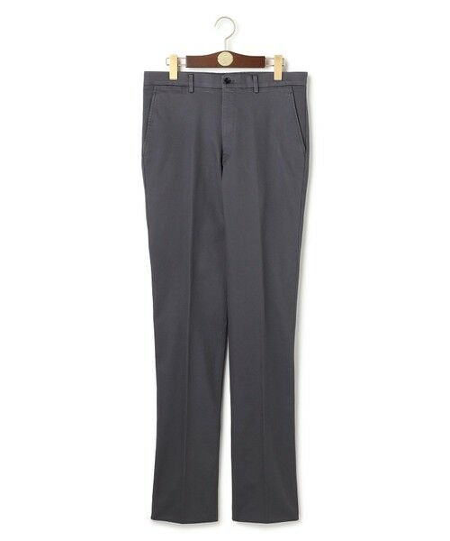 J.PRESS / ジェイプレス チノ・ワークパンツ | 【ストレッチ】トリコチン ステムテーパード パンツ（グレー系）