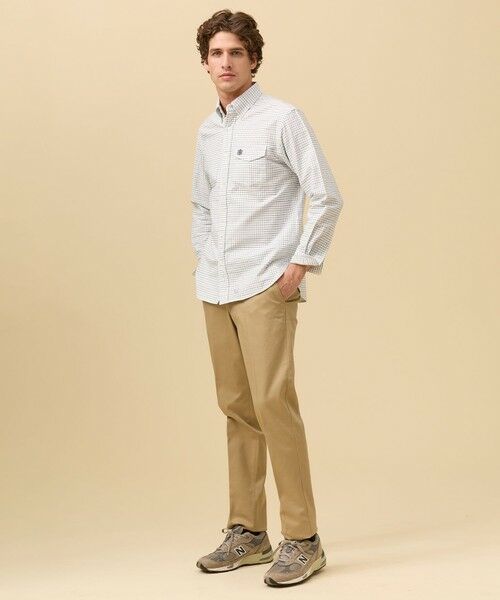 J.PRESS / ジェイプレス チノ・ワークパンツ | 端正で快適【ストレッチ / オンオフ兼用】トリコチン ステムテーパード パンツ_26年モデル | 詳細29