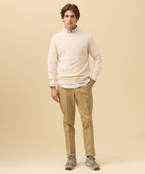 J.PRESS / ジェイプレス チノ・ワークパンツ | 端正で快適【ストレッチ / オンオフ兼用】トリコチン ステムテーパード パンツ_26年モデル | 詳細30