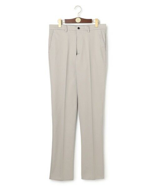 J.PRESS / ジェイプレス チノ・ワークパンツ | 【ストレッチ】トリコチン ステムテーパード パンツ（ライトグレー系）