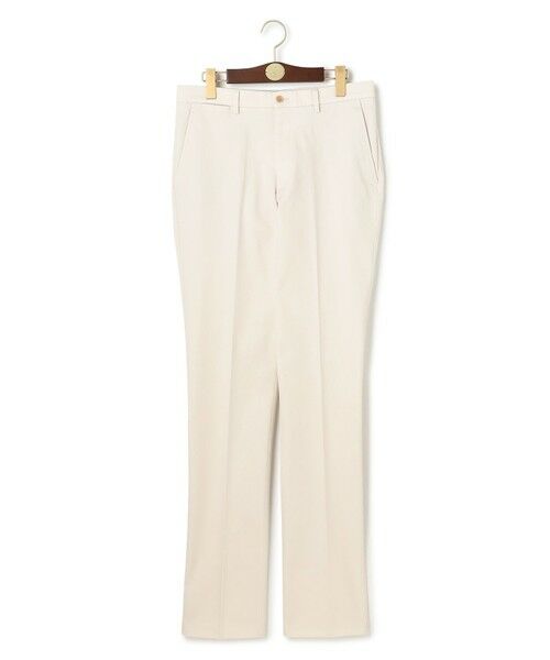 J.PRESS / ジェイプレス チノ・ワークパンツ | 【ストレッチ】トリコチン ステムテーパード パンツ（ホワイト系）