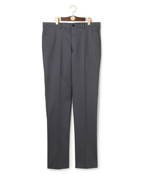 J.PRESS / ジェイプレス チノ・ワークパンツ | 【KING SIZE / ストレッチ】トリコチン ステムテーパード パンツ（グレー系）
