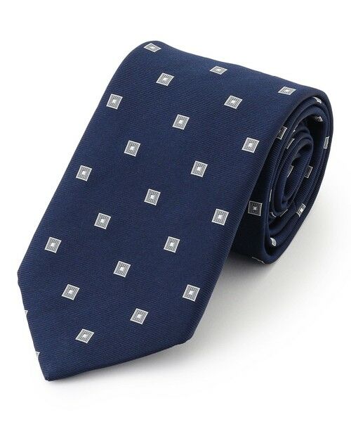 J.PRESS / ジェイプレス ネクタイ | 【フレッシャーズにもおすすめ】小紋柄 ネクタイ（ネイビー系7）