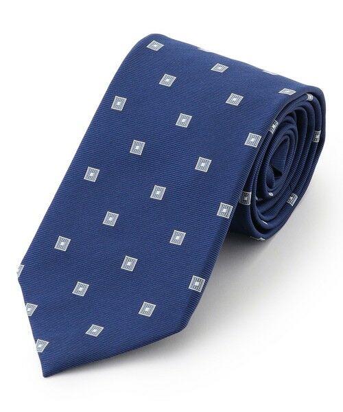 J.PRESS / ジェイプレス ネクタイ | 【フレッシャーズにもおすすめ】小紋柄 ネクタイ（ダルブルー系7）