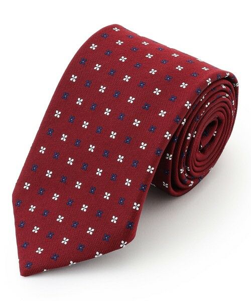J.PRESS / ジェイプレス ネクタイ | 【フレッシャーズにもおすすめ】小紋柄 ネクタイ（ワイン系8）