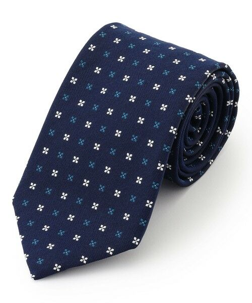 J.PRESS / ジェイプレス ネクタイ | 【フレッシャーズにもおすすめ】小紋柄 ネクタイ（ネイビー系8）