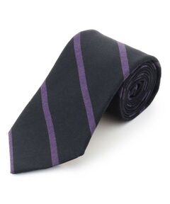 J.PRESS / ジェイプレス ネクタイ | ハンドプリントポプリンレジメンタル ネクタイ