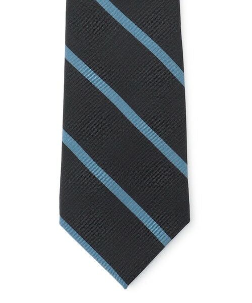J.PRESS / ジェイプレス ネクタイ | ハンドプリントポプリンレジメンタル ネクタイ | 詳細1