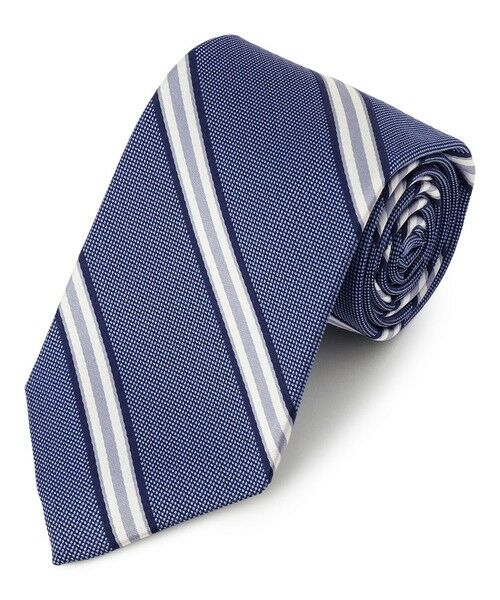 J.PRESS / ジェイプレス ネクタイ | 【STRUCTURE MIX COLLECTION】レジメンタル ネクタイ（サックスブルー系2）