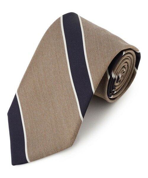 J.PRESS / ジェイプレス ネクタイ | 【STRUCTURE MIX COLLECTION】レジメンタル ネクタイ（ベージュ系1）