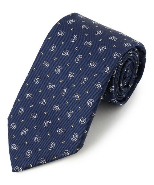 J.PRESS / ジェイプレス ネクタイ | 【VINTAGE JACQUARD COLLECTION】ペイズリー柄 ネクタイ（ネイビー系8）