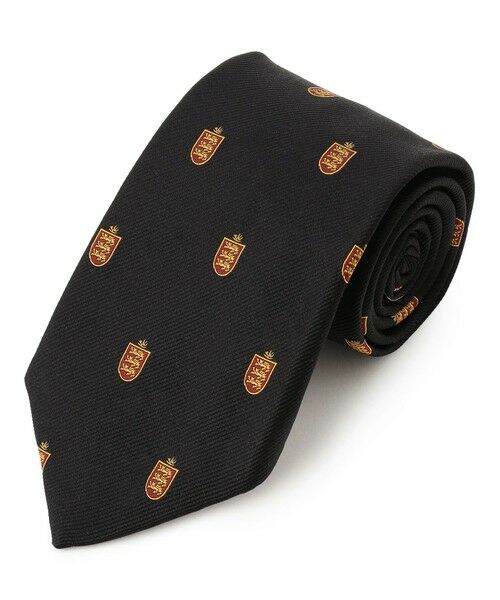 J.PRESS / ジェイプレス ネクタイ | 【VINTAGE JACQUARD COLLECTION】ロイヤルクレスト ネクタイ（ブラック系8）