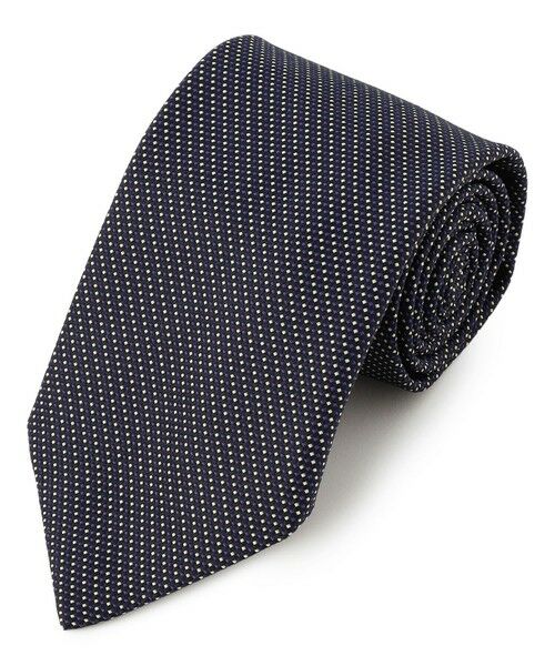 J.PRESS / ジェイプレス ネクタイ | 【GEOMETRIC JACQUARD COLLECTION】ジオメトリックジャガード ネクタイ（ネイビー系7）