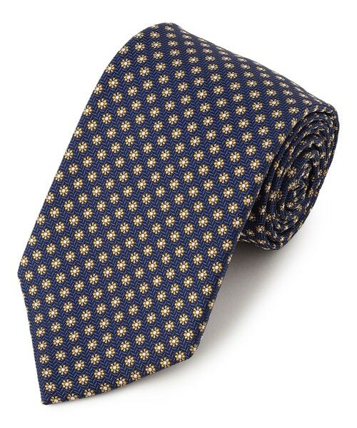 J.PRESS / ジェイプレス ネクタイ | 【GEOMETRIC JACQUARD COLLECTION】ジオメトリックジャガード ネクタイ（イエロー系8）