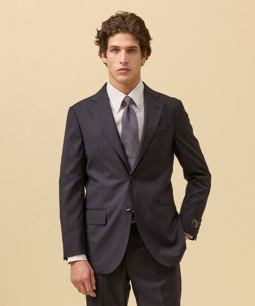 J.PRESS / ジェイプレス テーラードジャケット | 【J.PRESS MOVING / セットアップ対応】REDA ACTIVE スポーツツイスト ジャケット / 2B（ネイビー系）