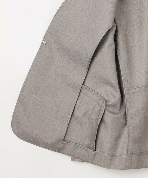 J.PRESS / ジェイプレス ノーカラージャケット | 【定番人気・セットアップ対応】OXIJEWEL ストレッチ ノーカラー ジャケット | 詳細13