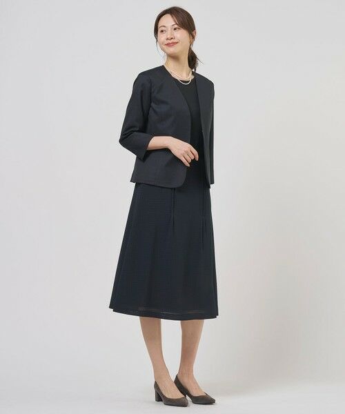 J.PRESS / ジェイプレス ノーカラージャケット | 【定番人気・セットアップ対応】OXIJEWEL ストレッチ ノーカラー ジャケット | 詳細17