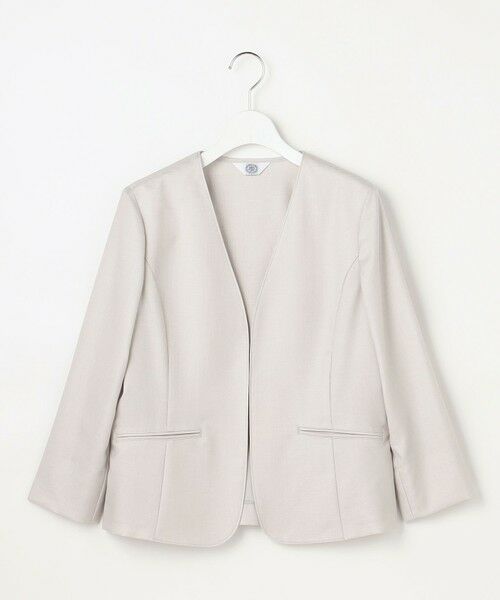 J.PRESS / ジェイプレス ノーカラージャケット | 【定番人気・セットアップ対応】OXIJEWEL ストレッチ ノーカラー ジャケット | 詳細21