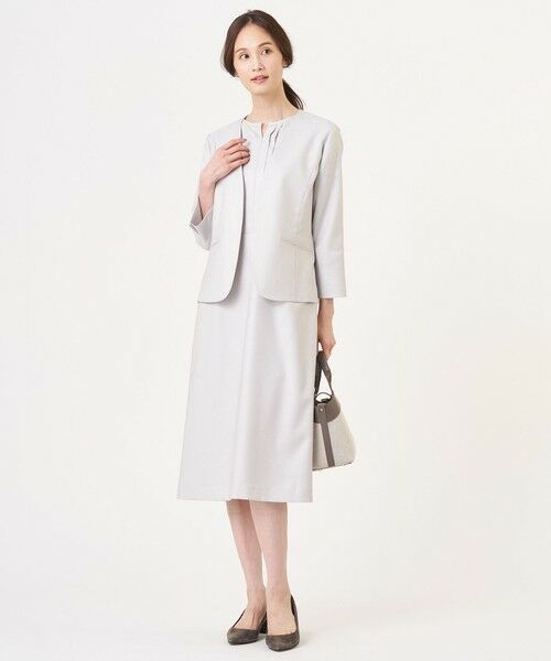 J.PRESS / ジェイプレス ノーカラージャケット | 【定番人気・セットアップ対応】OXIJEWEL ストレッチ ノーカラー ジャケット | 詳細21