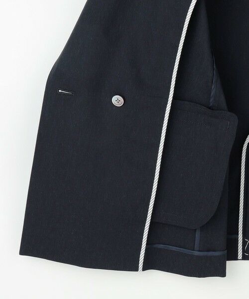 J.PRESS / ジェイプレス テーラードジャケット | 【人気素材・セットアップ対応】セルロースリネンストレッチ ダブル ジャケット | 詳細18