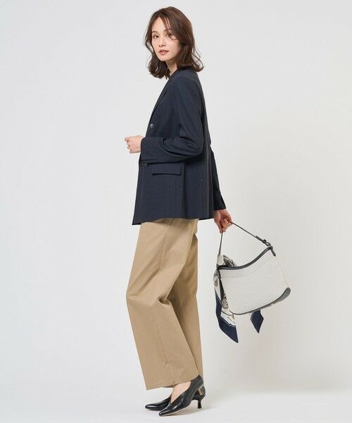 J.PRESS / ジェイプレス テーラードジャケット | 【人気素材・セットアップ対応】セルロースリネンストレッチ ダブル ジャケット | 詳細8