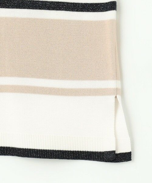 J.PRESS / ジェイプレス ニット・セーター | Cotton Acetate ブロッキング ボーダー ニット | 詳細14