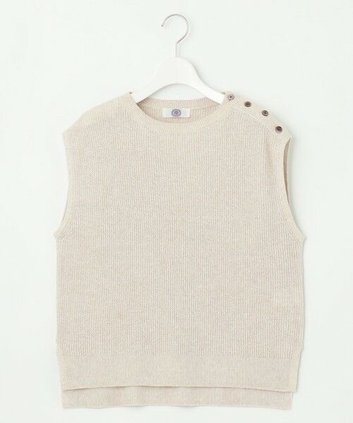 J.PRESS / ジェイプレス ベスト | 【WEB限定カラーあり・プラスワンアイテムに】LINEN COTTON ニット ベスト | 詳細9