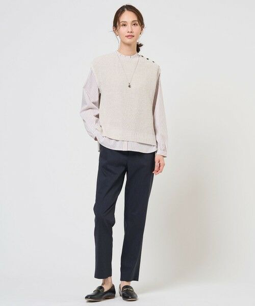 J.PRESS / ジェイプレス ベスト | 【WEB限定カラーあり・プラスワンアイテムに】LINEN COTTON ニット ベスト | 詳細7