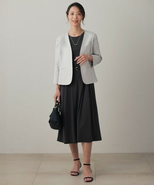 J.PRESS / ジェイプレス ロング・マキシ丈ワンピース | トリアセスムース フレア ワンピース | 詳細14