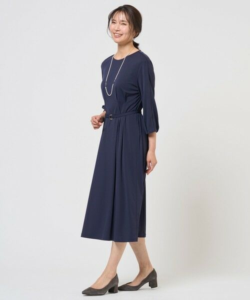 J.PRESS / ジェイプレス ロング・マキシ丈ワンピース | トリアセスムース フレア ワンピース | 詳細16