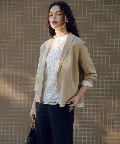 J.PRESS / ジェイプレス その他パンツ | TCリネン ドライツイル ストレート パンツ | 詳細14