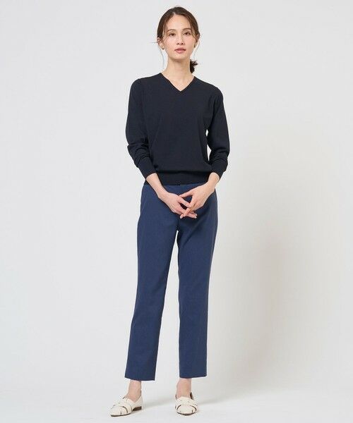 J.PRESS / ジェイプレス その他パンツ | 【WEB限定カラーあり・人気素材・セットアップ対応】セルロースリネンストレッチ テーパード パンツ | 詳細8