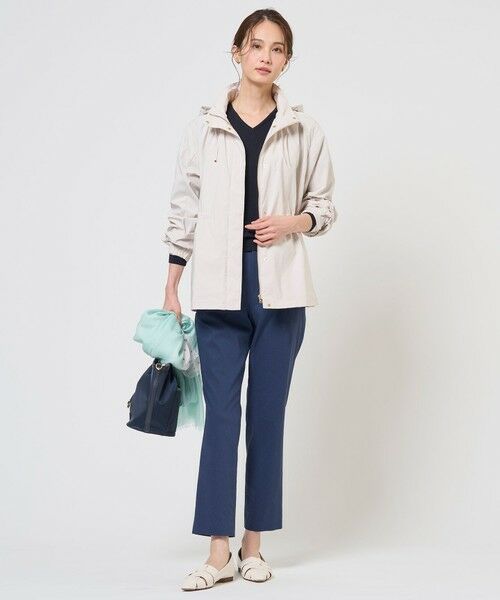 J.PRESS / ジェイプレス その他パンツ | 【WEB限定カラーあり・人気素材・セットアップ対応】セルロースリネンストレッチ テーパード パンツ | 詳細9