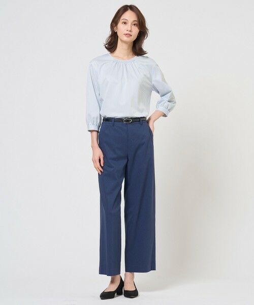 J.PRESS / ジェイプレス その他パンツ | 【人気素材・セットアップ対応】セルロースリネンストレッチ セミワイド パンツ | 詳細9