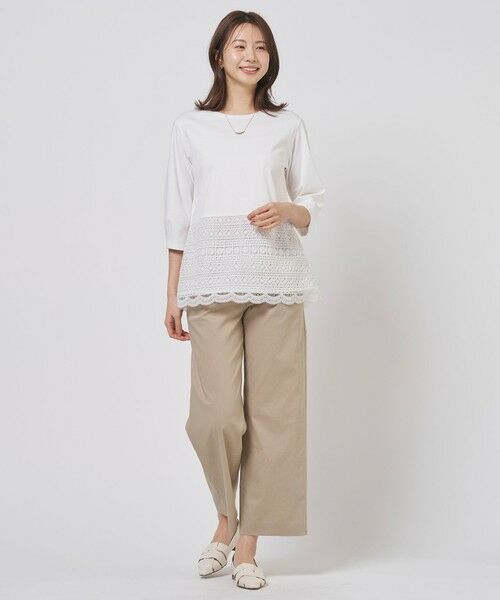 J.PRESS / ジェイプレス その他パンツ | 【人気素材・セットアップ対応】セルロースリネンストレッチ セミワイド パンツ | 詳細16