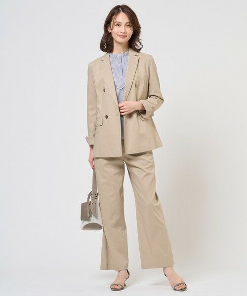 J.PRESS / ジェイプレス その他パンツ | 【人気素材・セットアップ対応】セルロースリネンストレッチ セミワイド パンツ | 詳細14