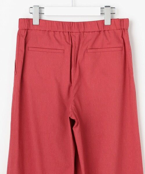 J.PRESS / ジェイプレス その他パンツ | 【WEB限定・人気素材・セットアップ対応】セルロースリネンストレッチ ワイドストレート パンツ | 詳細9