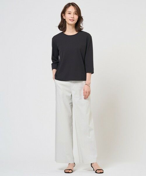 J.PRESS / ジェイプレス その他パンツ | 【WEB限定・人気素材・セットアップ対応】セルロースリネンストレッチ ワイドストレート パンツ | 詳細17