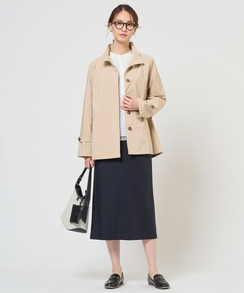 J.PRESS / ジェイプレス ミニ・ひざ丈スカート | TCリネン ドライツイル ナロー スカート | 詳細12