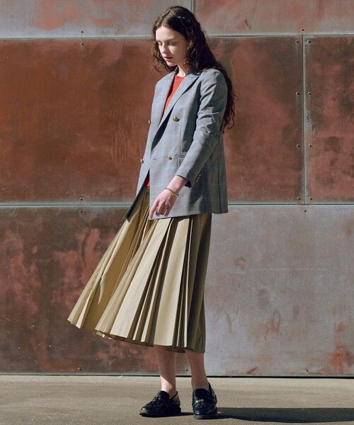 J.PRESS / ジェイプレス ロング・マキシ丈スカート | 【WEB限定カラーあり】TC ライトタンブラー プリーツ スカート | 詳細30